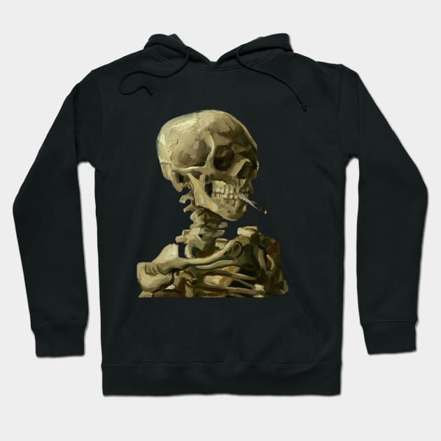 Van Gogh Skeleton Hoodie by isstgeschichte